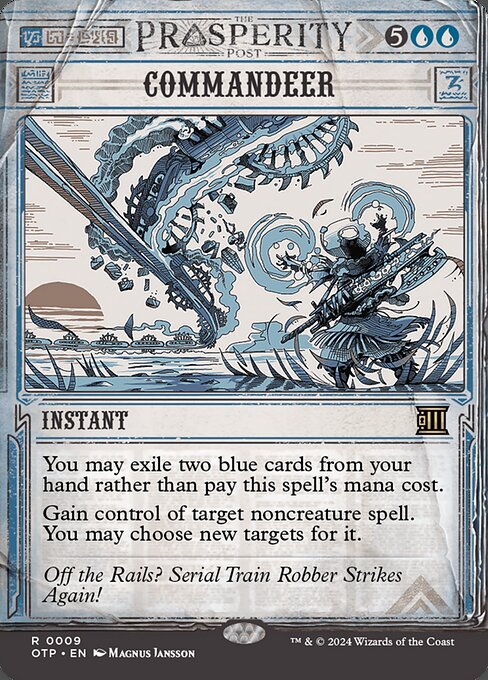 Commandeer - Breaking News Rare Card