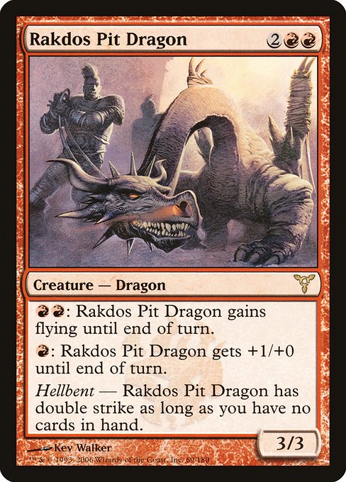 Rakdos Pit Dragon - Dissension Rare Card
