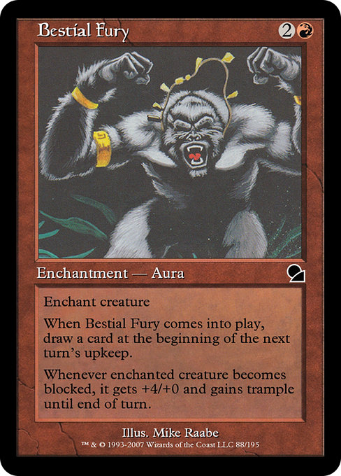 Bestial Fury - Masters Edition Common Card