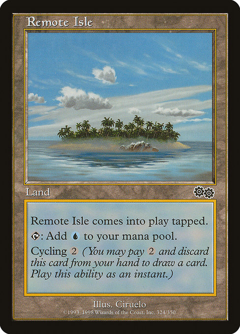 Remote Isle - Urza's Saga Common Card
