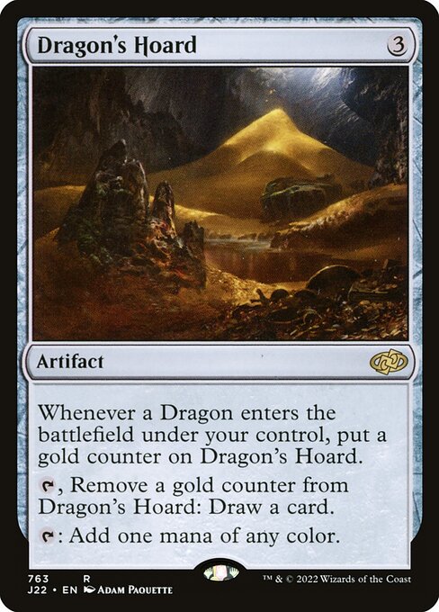 Dragon's Hoard - Jumpstart 2022 Rare Card