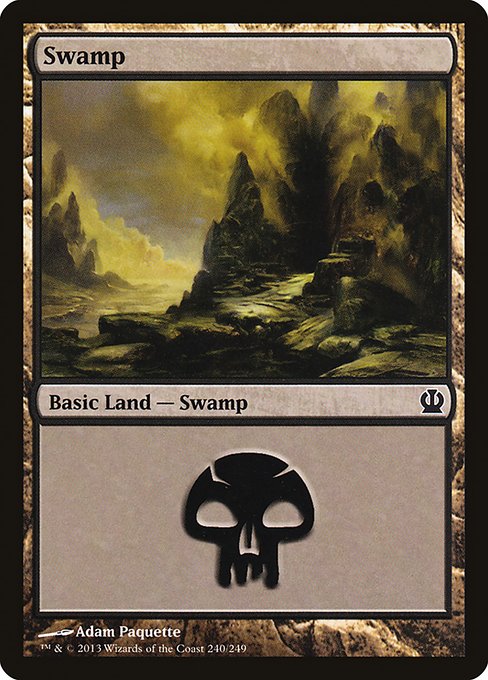 Swamp - Theros Common Card