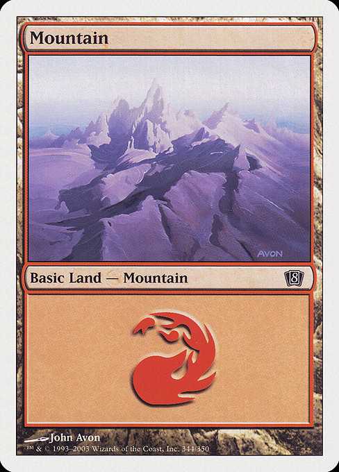 Mountain - Eighth Edition Common Card