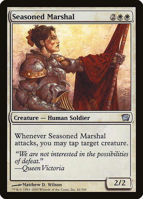 Seasoned Marshal - Ninth Edition Uncommon Card