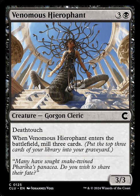Venomous Hierophant - Ravnica: Clue Edition Common Card