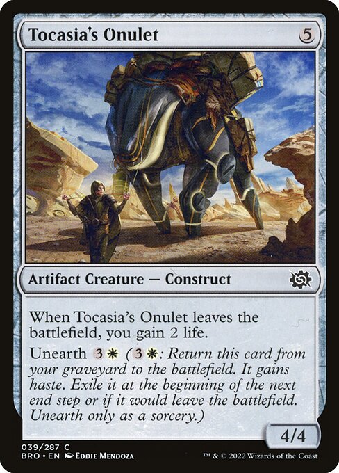 Tocasia's Onulet - The Brothers' War Common Card
