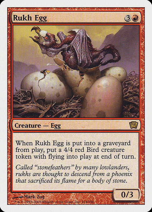 Rukh Egg - Ninth Edition Rare Card