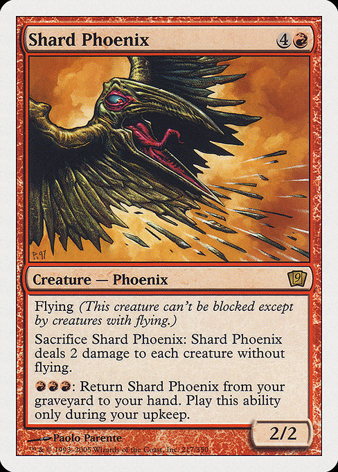 Shard Phoenix - Ninth Edition Rare Card