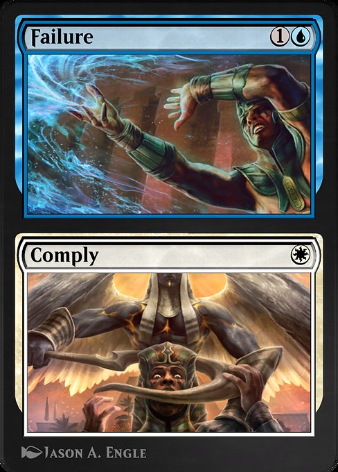 Failure // Comply - Amonkhet Remastered Rare Card