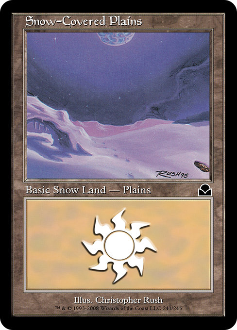 Snow-Covered Plains - Masters Edition II Common Card