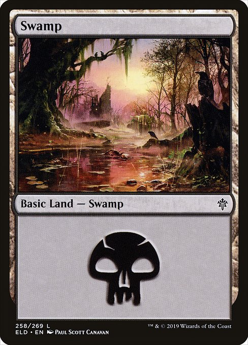 Swamp - Throne of Eldraine Common Card