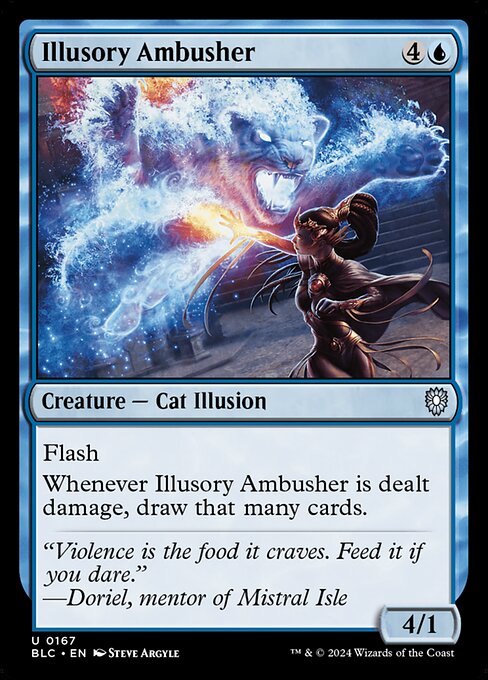 Illusory Ambusher - Bloomburrow Commander Uncommon Card