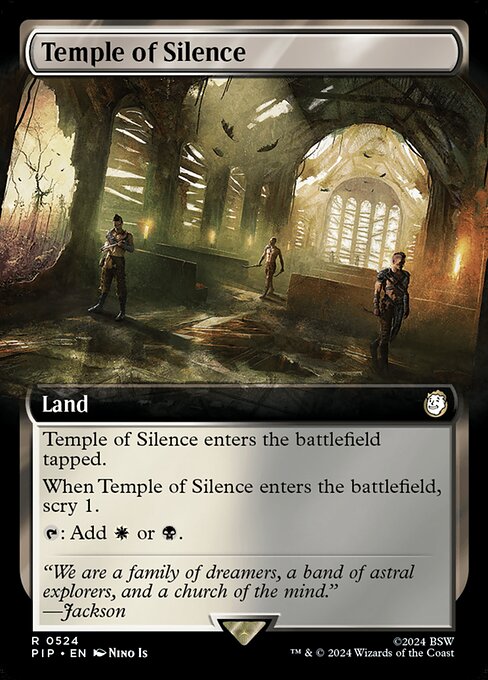 Temple of Silence - Fallout Rare Card