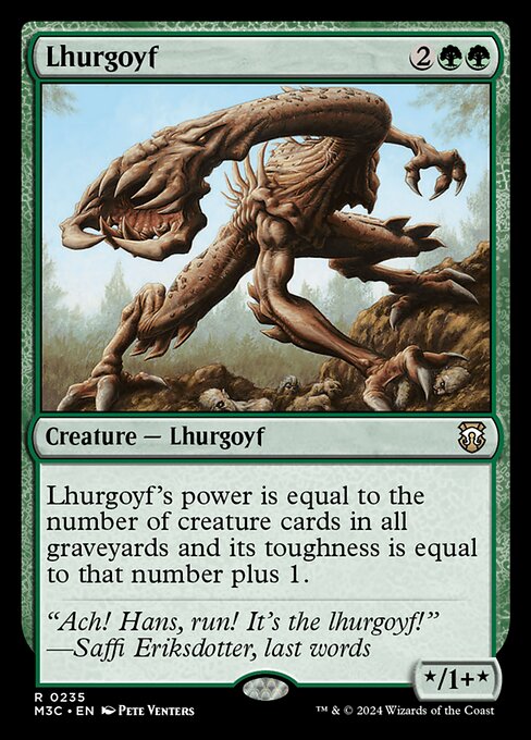 Lhurgoyf - Modern Horizons 3 Commander Rare Card