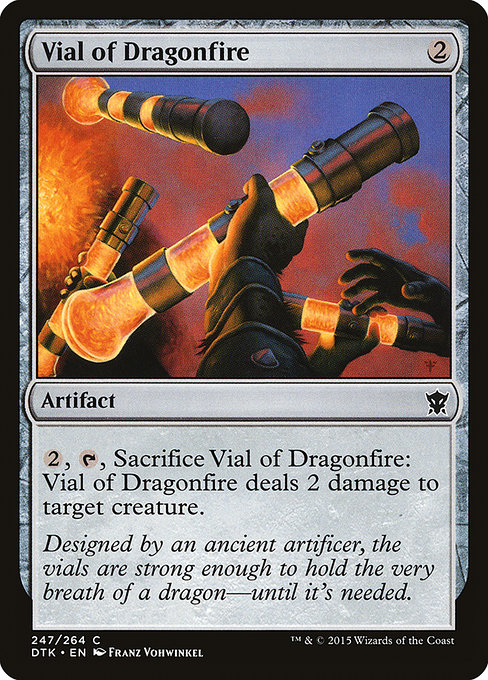 Vial of Dragonfire - Dragons of Tarkir Common Card