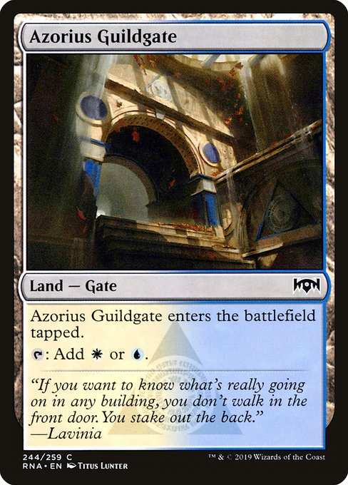Azorius Guildgate - Ravnica Allegiance Common Card