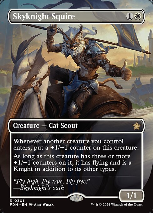 Skyknight Squire - Foundations Rare Card