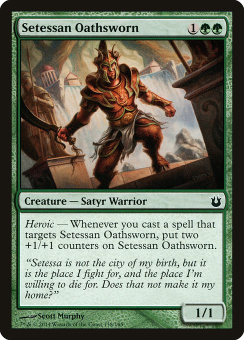 Setessan Oathsworn - Born of the Gods Common Card