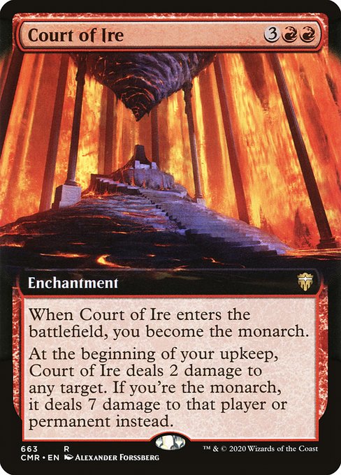 Court of Ire - Commander Legends Rare Card