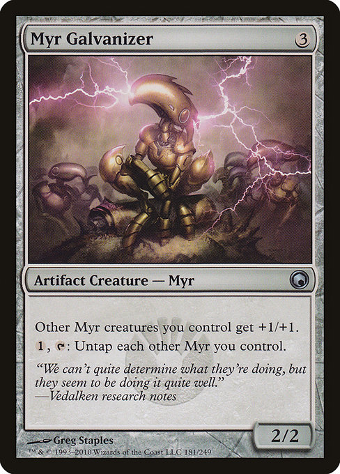 Myr Galvanizer - Scars of Mirrodin Uncommon Card