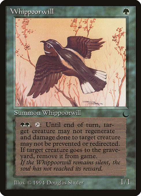 Whippoorwill - The Dark Uncommon Card