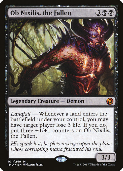 Ob Nixilis, the Fallen - Iconic Masters Mythic Card
