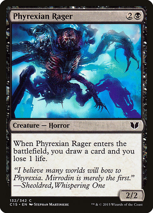 Phyrexian Rager - Commander 2015 Common Card