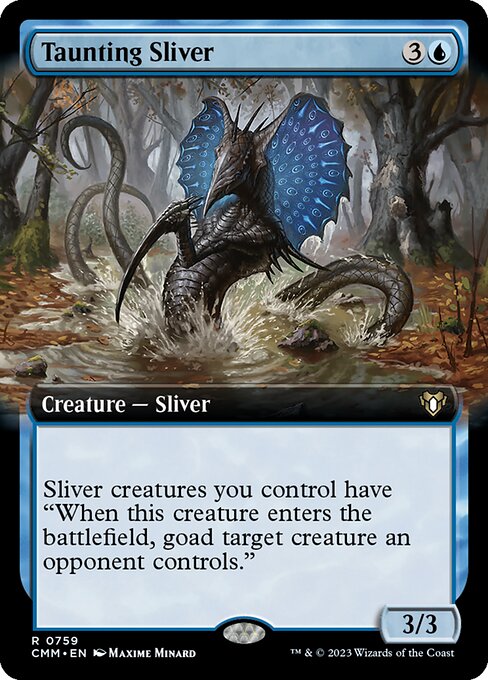 Taunting Sliver - Commander Masters Rare Card
