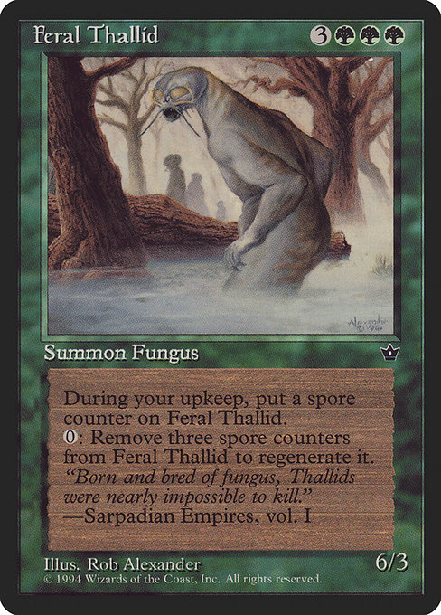 Feral Thallid - Fallen Empires Uncommon Card