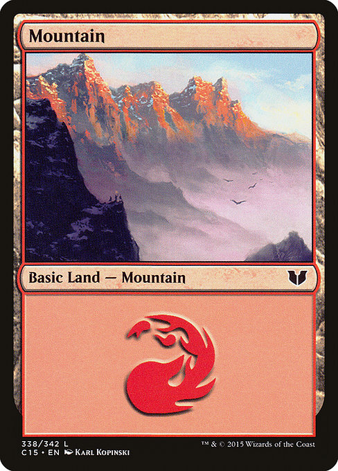 Mountain - Commander 2015 Common Card