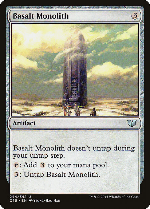 Basalt Monolith - Commander 2015 Uncommon Card