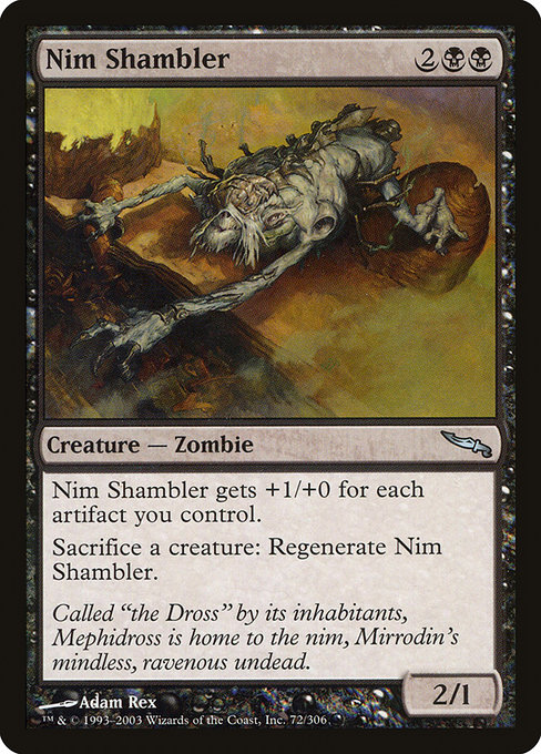 Nim Shambler - Mirrodin Uncommon Card