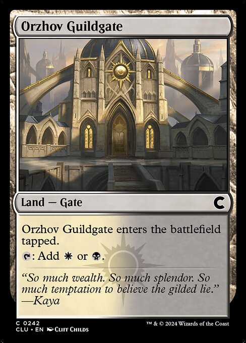 Orzhov Guildgate - Ravnica: Clue Edition Common Card