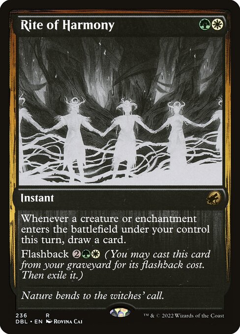 Rite of Harmony - Innistrad: Double Feature Rare Card