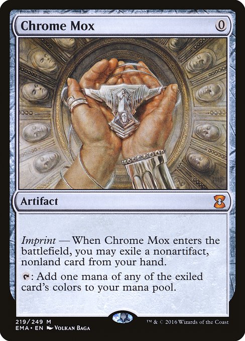 Chrome Mox - Eternal Masters Mythic Card