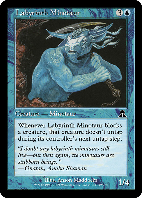 Labyrinth Minotaur - Masters Edition III Common Card