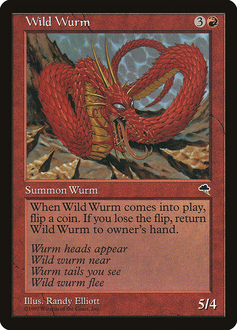 Wild Wurm - Tempest Uncommon Card