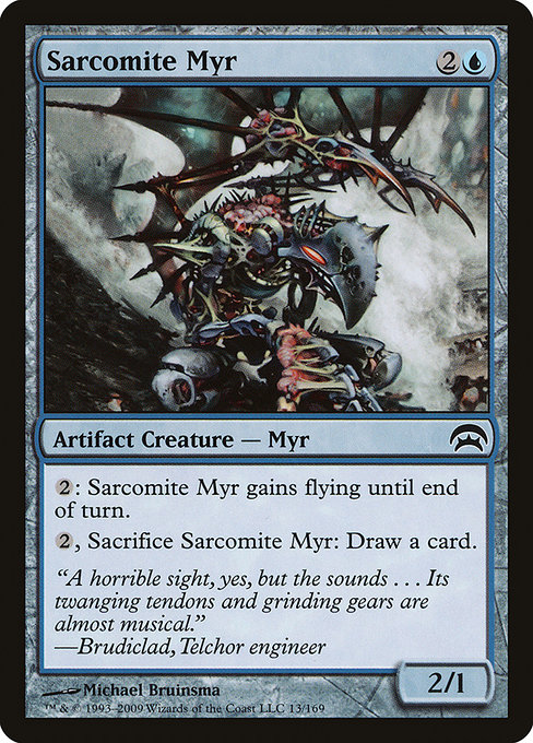 Sarcomite Myr - Planechase Common Card