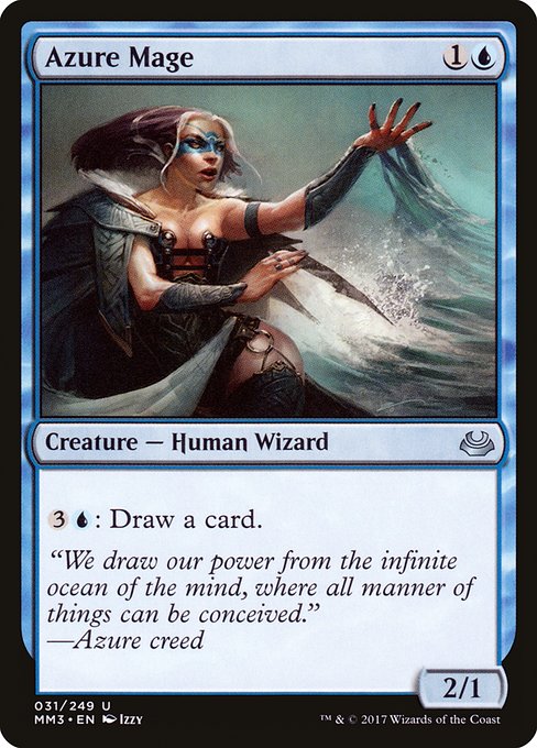 Azure Mage - Modern Masters 2017 Uncommon Card