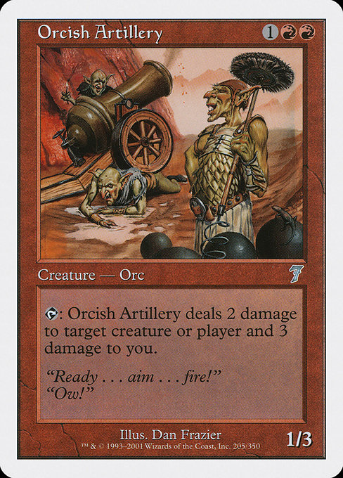Orcish Artillery - Seventh Edition Uncommon Card