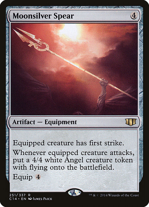 Moonsilver Spear - Commander 2014 Rare Card