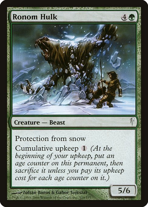 Ronom Hulk - Coldsnap Common Card