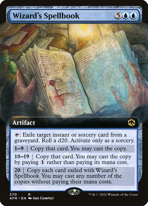 Wizard's Spellbook - Adventures in the Forgotten Realms Rare Card