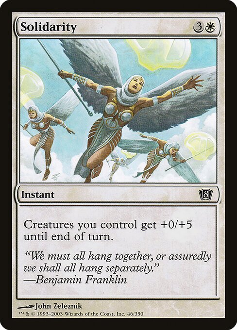 Solidarity - Eighth Edition Common Card