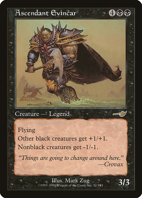 Ascendant Evincar - Nemesis Rare Card