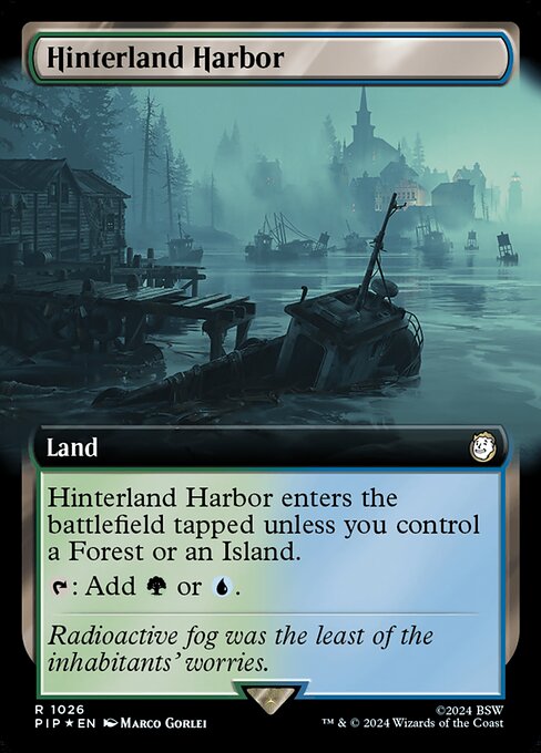 Hinterland Harbor - Fallout Rare Card