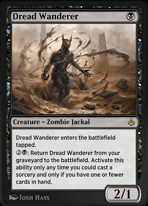 Dread Wanderer - Amonkhet Remastered Rare Card
