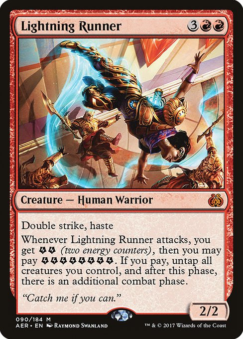 Lightning Runner - Aether Revolt Mythic Card