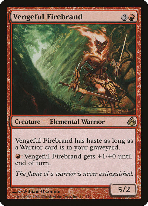 Vengeful Firebrand - Morningtide Rare Card