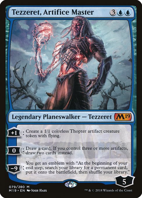 Tezzeret, Artifice Master - Core Set 2019 Mythic Card